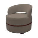 Ver imagem 2 de Conjunto 2 Poltronas Decorativa Luana Estofada Sala em Linho Cor: Marrom