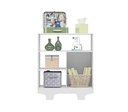 Ver imagem 2 de Cômoda Organizadora Flocos de Roupas Kids Infantil para Quarto da Criança Sapateira Cor Branco