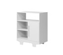 Ver imagem 1 de Cômoda Organizadora Flocos de Roupas Kids Infantil para Quarto da Criança Sapateira Cor Branco