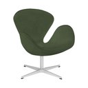 Ver imagem 1 de Poltrona Swan Office Giratória Linho Verde