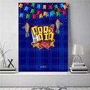 Ver imagem 2 de Quadro Decorativo Festa Junina Arraia Família São João Placa 28x20 Est2