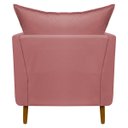 Ver imagem 6 de Poltrona Decorativa para Sala Recepção Escritório Consultório Reforçada Eliza Tecido Suede