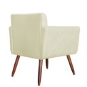 Ver imagem 5 de Conjunto 2 Poltronas Cadeiras Isabella Sala de Estar Corano Bege - Incasa Decor
