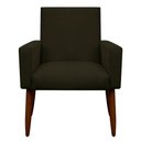 Ver imagem 2 de Kit 4 Poltronas para Sala Pés de Madeira Nina Marrom