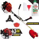 Ver imagem 2 de Roçadeira Kawashima Kw43-l 43cc 1,7hp C/ Faca 3 Pontas e Cabeçote + Óleo Stihl 2t