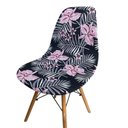 Ver imagem 2 de Kit 4 Capa de Cadeira Charles Eames Eiffel Pé Palito Malha Mista:23 Preto