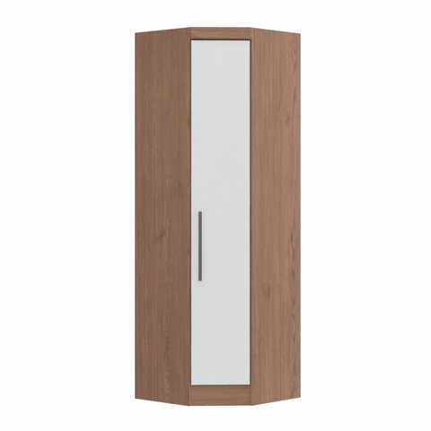 Armário Guarda Roupa de Canto Oblíquo 1 Porta Infinity 