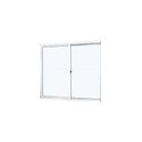 Ver imagem 2 de Janela WC de alumínio 02 folhas fit branca - 80x100