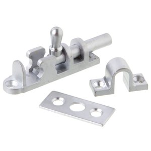 Trinco Universal Zamac 60mm Cromo Acetinado União Mundial 01 Unidade