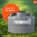Ver imagem 4 de Cisterna 5.000 Litros Cinza Polietileno Fibromar
