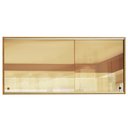 Ver mais imagens de Armário de Cozinha Aéreo 2 Portas de Correr de Vidro Reflex Rustic Emilly Madesa