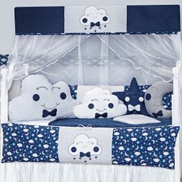 KIT JOGO DE BERÇO BABY EXCLUSIVO 12 PECAS KIT AMERICANO FOFURA PARA BEBE COMPLETO LUXUOSO - 3