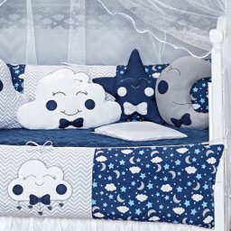 KIT JOGO DE BERÇO BABY EXCLUSIVO 12 PECAS KIT AMERICANO FOFURA PARA BEBE COMPLETO LUXUOSO - 2