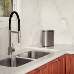 Lixeira Tramontina 3 Litros Tipo D em Aço Inox Scotch Brite - 2