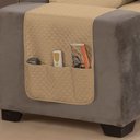 Ver imagem 3 de Protetor de Sofá King 4 Lugares Impermeável 100% Poliéster:cáquipalha