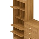 Ver imagem 6 de Comoda Roupeiro 120 Cm 2 Portas Cris 20034 Nature Vlr