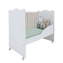 Ver imagem 4 de Berço Mini Cama Infantil Quarto Bebê Lolly C/ Colchão:branco