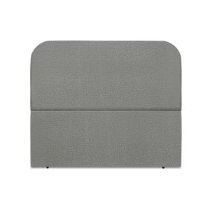 Cabeceira Estofada Queen Alana 160cm Linho Cinza-escuro