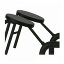 Ver imagem 5 de Mesa para Refeitório Escamoteável 06 Lugares MDP Branco de 25 mm - Assento Preto - 50604
