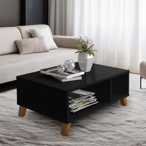 MESA DE CENTRO RETANGULAR PRETO JORDANIA