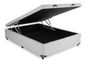 Ver imagem 1 de Cama Casal Box Baú 138x188 Entrega Apenas Cidade Sao Paulo - Corino - Branco