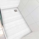 Ver imagem 1 de Adesivo Piso Box Madeira Branca Antiderrapante Colacomigo Adesivo para Piso 1,20 X 1,50 Metros