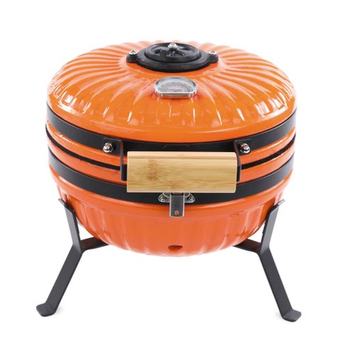 Churrasqueira Ferro Fundido Laranja 45x31x30cm