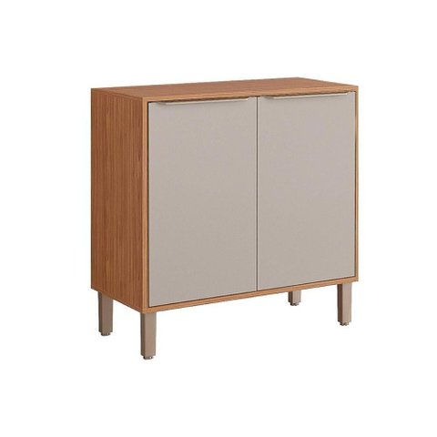 Balcão de Cozinha Divina C-2 Portas e Tampo 80 Cm Freijo-off White - Mgm