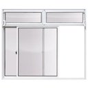 Ver imagem 1 de Janela de Correr Alumínio Branco 02F c/Basculante Classic - 120x150