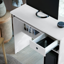 Ver imagem 4 de Mesa para Computador com Gaveta Home Office Viena - Branco