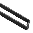 Ver imagem 2 de Puxador para Portas Aço Inox Preto 1,2 Metros Loja da Indústria