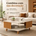 Ver mais imagens de Mesa de Centro Ripada Açaí Off White Nature JB Bechara