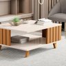 Mesa de Centro Ripada Açaí Off White Nature Jb Bechara - 3