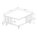 Ver imagem 6 de Mesa de Centro Ripada Açaí Off White Nature Jb Bechara