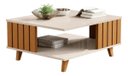 Ver imagem 1 de Mesa de Centro Ripada Açaí Off White Nature JB Bechara