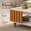 Ver imagem 7 de Mesa de Centro Ripada Açaí Off White Nature JB Bechara