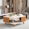 Mesa de Centro Ripada Açaí Off White Nature Jb Bechara - 2