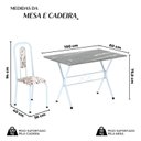 Ver imagem 3 de Conjunto de Mesa Tampo em Granito com 4 Cadeiras Lívia