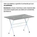 Ver mais imagens de Conjunto de Mesa Tampo em Granito com 4 Cadeiras Lívia