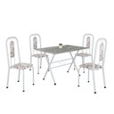 Ver imagem 2 de Conjunto de Mesa Tampo em Granito com 4 Cadeiras Lívia