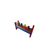 Ver imagem 3 de Bate Pinos Coloridos de Madeira