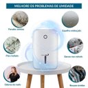 Ver imagem 4 de Desumidificador Antimofo Secar Ar Elétrico 800ml com Led Branco 110v/220v Importway Iwda003 Peltier