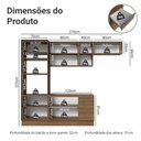 Ver imagem 3 de Armário de Cozinha Completa 270 cm Rustic Stella Madesa 13