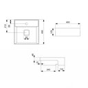 Ver imagem 4 de Cuba de Semiencaixe Roca Terra T10 40x40 A32722P080 Quadrada com Mesa Matte Black