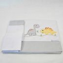 Ver imagem 1 de Lençol de Berço 3pçs Dinossauro