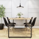 Ver imagem 2 de Conjunto Mesa de Jantar Industrial 4 Cadeiras Base Madeira Eames Espresso Móveis
