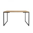Ver imagem 6 de Conjunto Mesa de Jantar Industrial 4 Cadeiras Base Madeira Eames Yescasa Marrom/Natura/Preto
