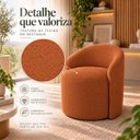 Ver imagem 2 de Poltrona Decorativa Yara Boucle Sala Estar Quarto Recepção Confortável