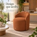 Ver imagem 3 de Poltrona Decorativa Yara Boucle Sala Estar Quarto Recepção Confortável