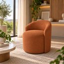Ver imagem 1 de Poltrona Decorativa Yara Boucle Sala Estar Quarto Recepção Confortável